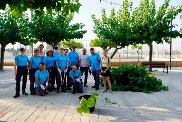 Comienzan los trabajos de los alumnos del Programa Mixto de Empleo y Formación en Santomera