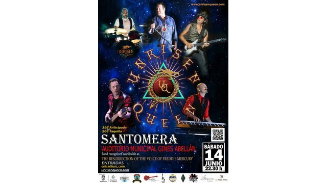 Santomera acoge este sábado el concierto inaugural de la nueva gira de ¡Unrisen Queen´