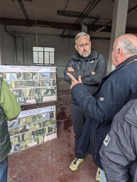La Comunidad mejora la red de drenaje del camino de la Orilla del Azarbe, en Santomera, con una inversión de más de 43.000 euros