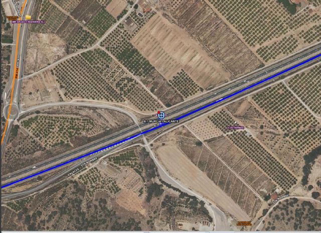 Dos heridos en accidente de tráfico en Santomera