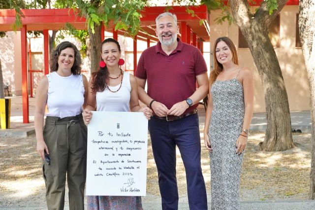 Lucrecia Acosta Soto recibirá la Medalla al Mérito Científico del Ayuntamiento de Santomera