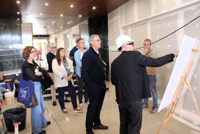La Confederación Hidrográfica del Segura avanza en los trabajos de musealización de la Casa del Agua en Santomera