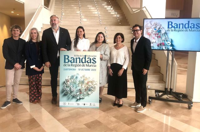 Veinte bandas tomarán las calles de Santomera este sábado en el XI Día de la Federación de Asociaciones de Bandas de Música