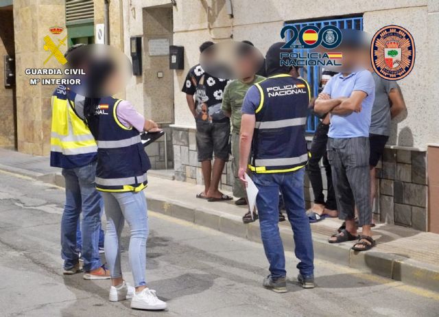 Actuación conjunta de Policía Local de Santomera, Guardia Civil y Policía Nacional