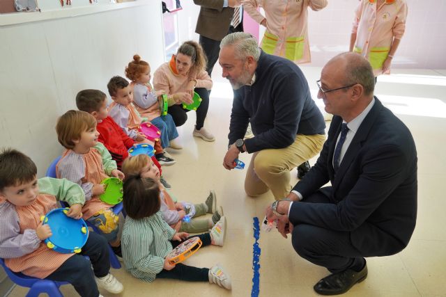 El Gobierno regional destina 474.000 euros a la gratuidad de las escuelas infantiles municipales de Santomera