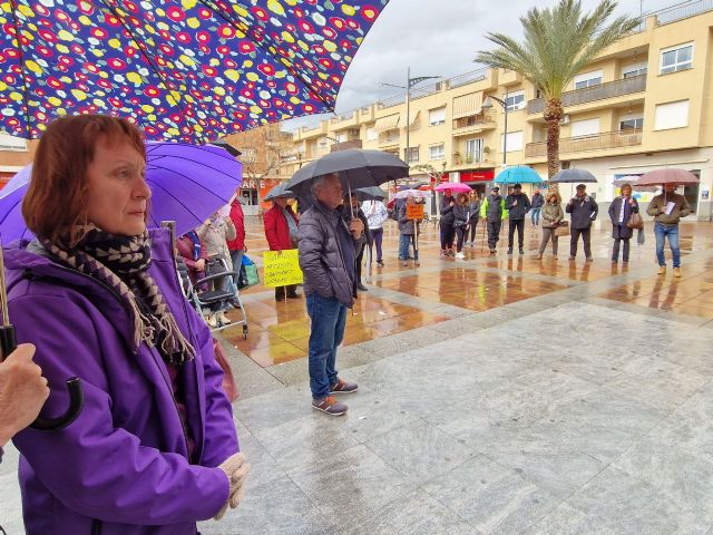 María Marín (Podemos) exige doblar las frecuencias de los autobuses entre Murcia y Santomera