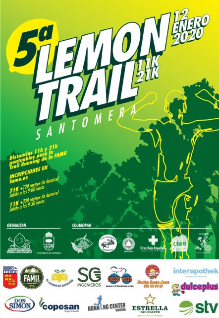 El 12 de enero, el Trail Tour FAMU 2020 arranca en Santomera