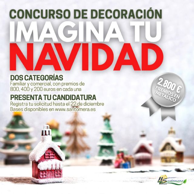 Abierto el plazo para el concurso de decoración navideña 'Imagina tu Navidad'